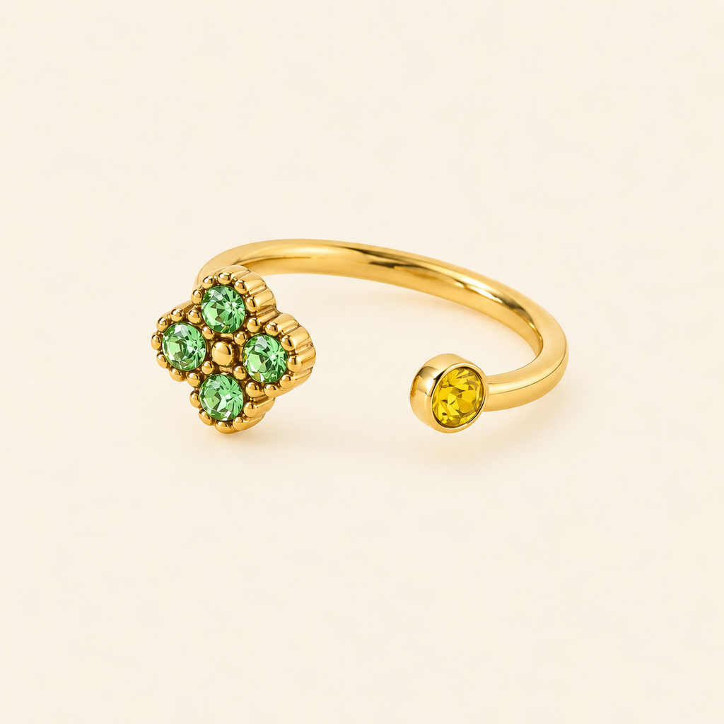 Bague Shinny verte