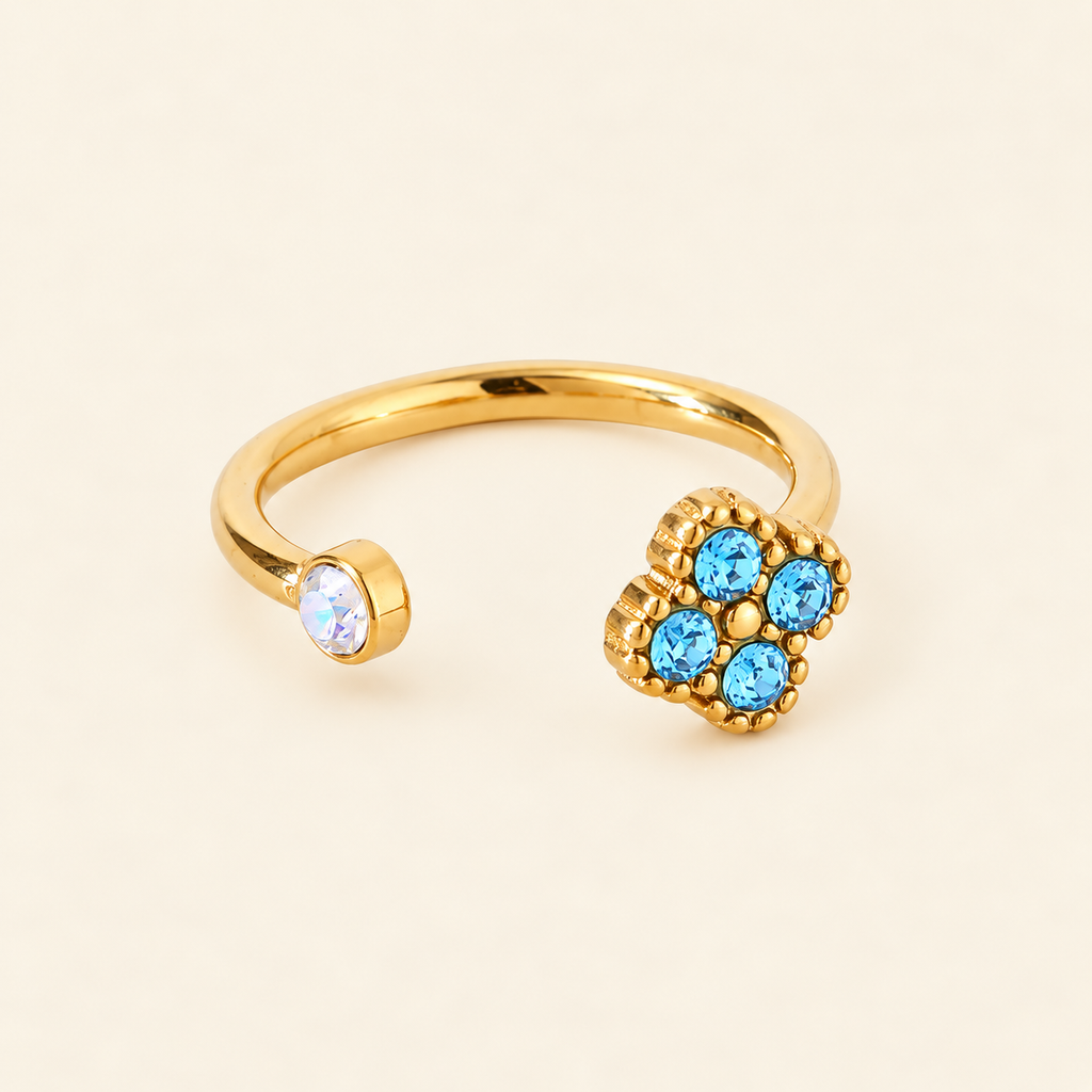 Bague Shinny bleue